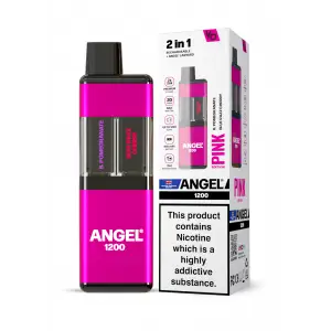 Pink Edition Angel 1200 Rechargeable Disposable Pod Kit 